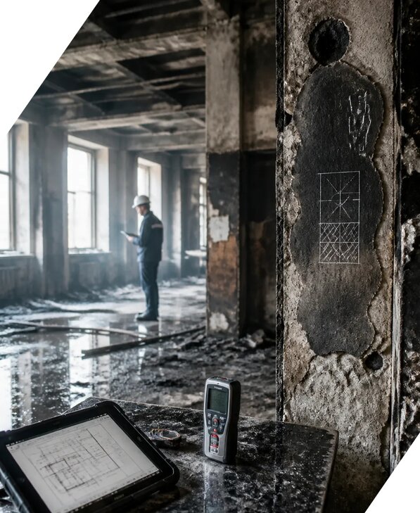 Обследование зданий после пожара в Черногорске от 15311 р. | ЭкспертизаРоссия