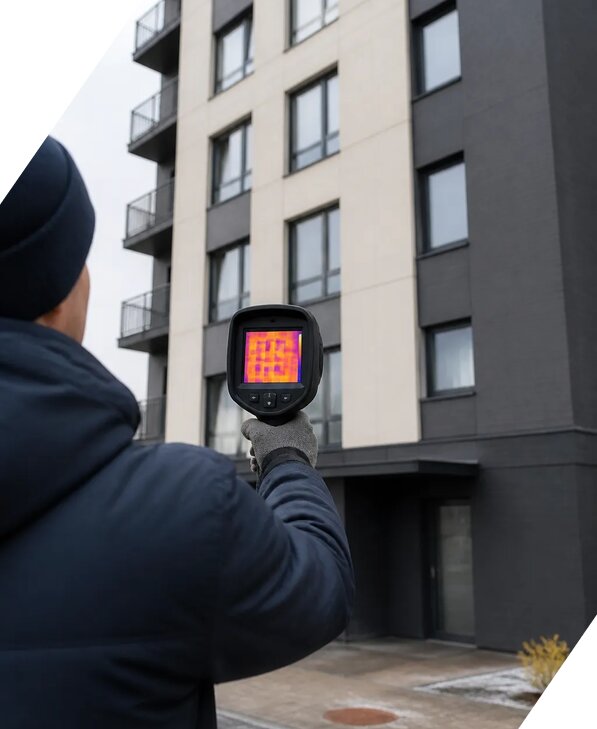 Тепловизионное обследование зданий в Черногорске от 5104 р. | ЭкспертизаРоссия