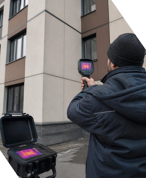 Тепловизионное обследование зданий и сооружений в Черногорске